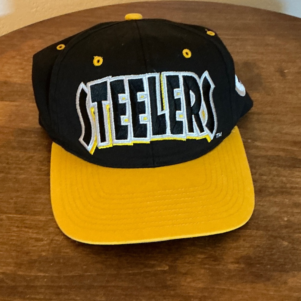 Steelers Black and Yellow SnapBack hat